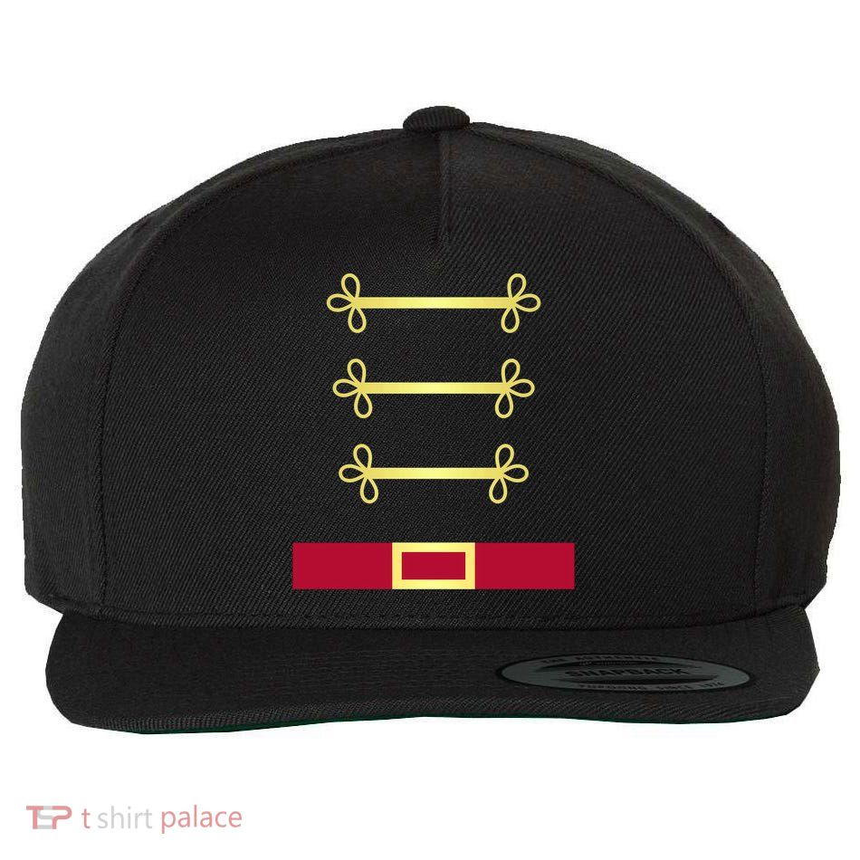 Toy Soldier Nutcracker Uniform Costume Wool Snapback Cap