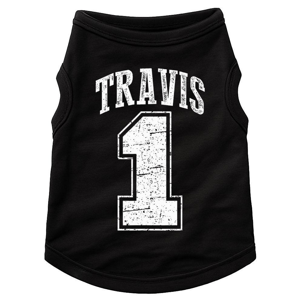 Travis Supporter Number 1 Vintage Travis Doggie Tank