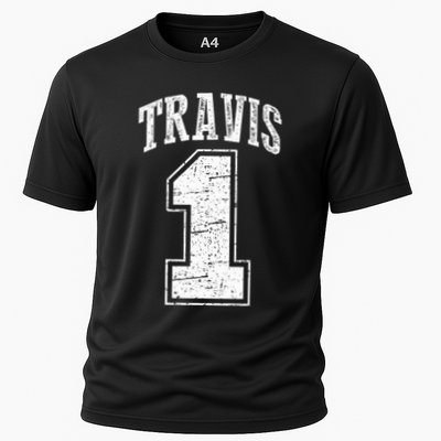 Travis Supporter Number 1 Vintage Travis Performance Shirt