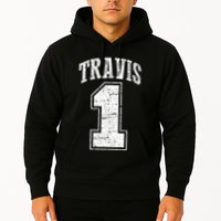 Travis Supporter Number 1 Vintage Travis Hoodie