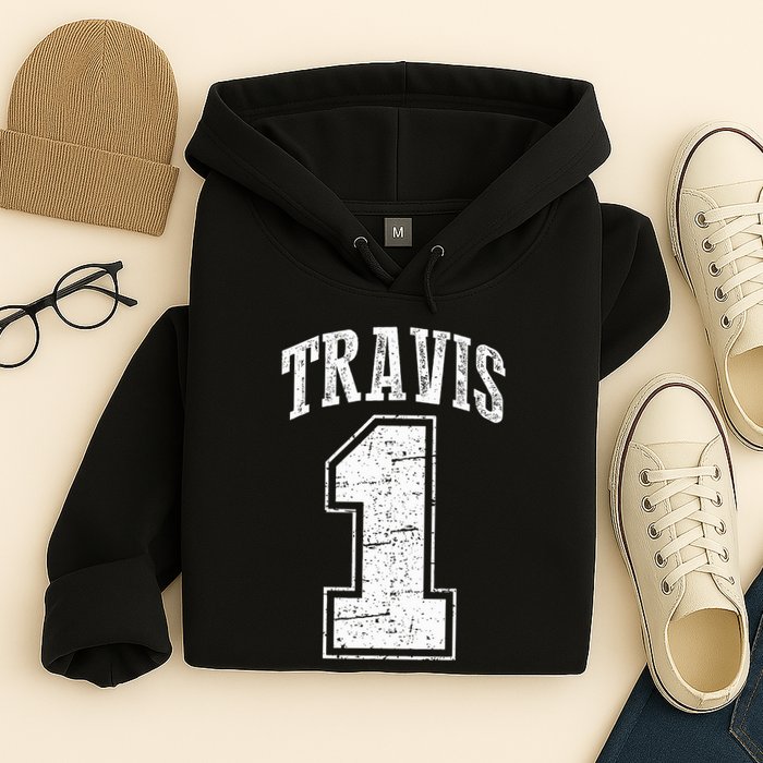 Travis Supporter Number 1 Vintage Travis Hoodie
