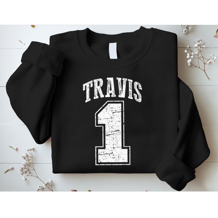 Travis Supporter Number 1 Vintage Travis Sweatshirt
