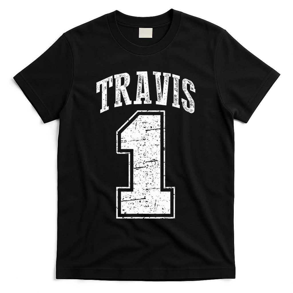Travis Supporter Number 1 Vintage Travis T-Shirt