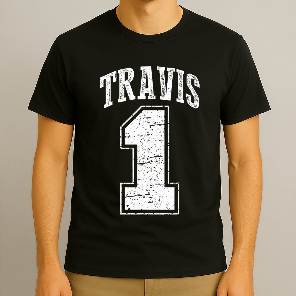 Travis Supporter Number 1 Vintage Travis T-Shirt