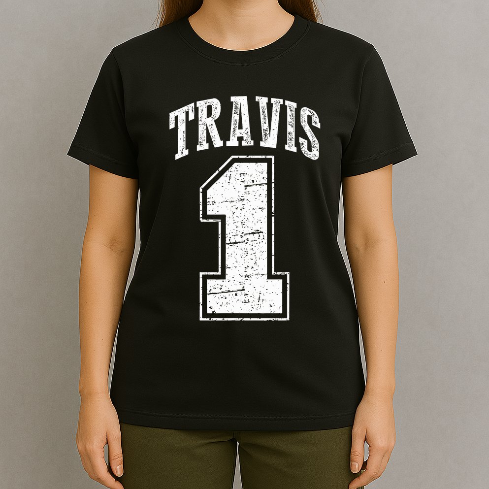 Travis Supporter Number 1 Vintage Travis T-Shirt