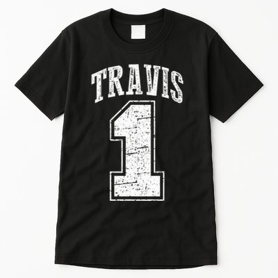 Travis Supporter Number 1 Vintage Travis Tall T-Shirt
