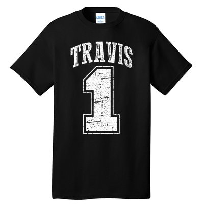 Travis Supporter Number 1 Vintage Travis Tall T-Shirt