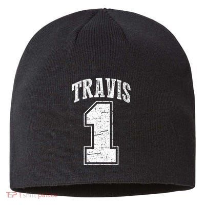 Travis Supporter Number 1 Vintage Travis Sustainable Beanie
