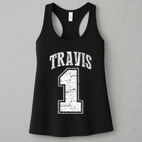 Travis Supporter Number 1 Vintage Travis Womens Tank Top
