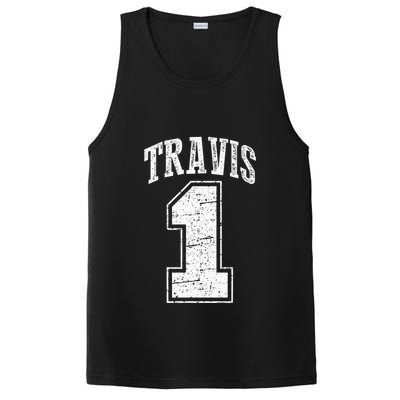 Travis Supporter Number 1 Vintage Travis PosiCharge Competitor Tank