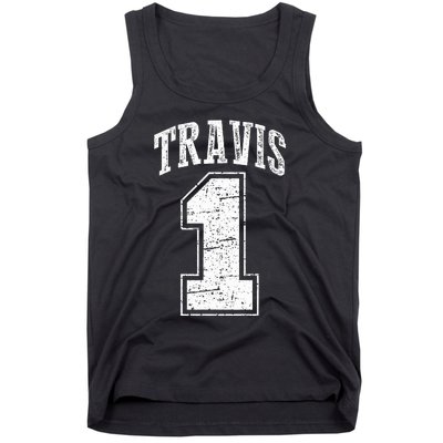 Travis Supporter Number 1 Vintage Travis Tank Top