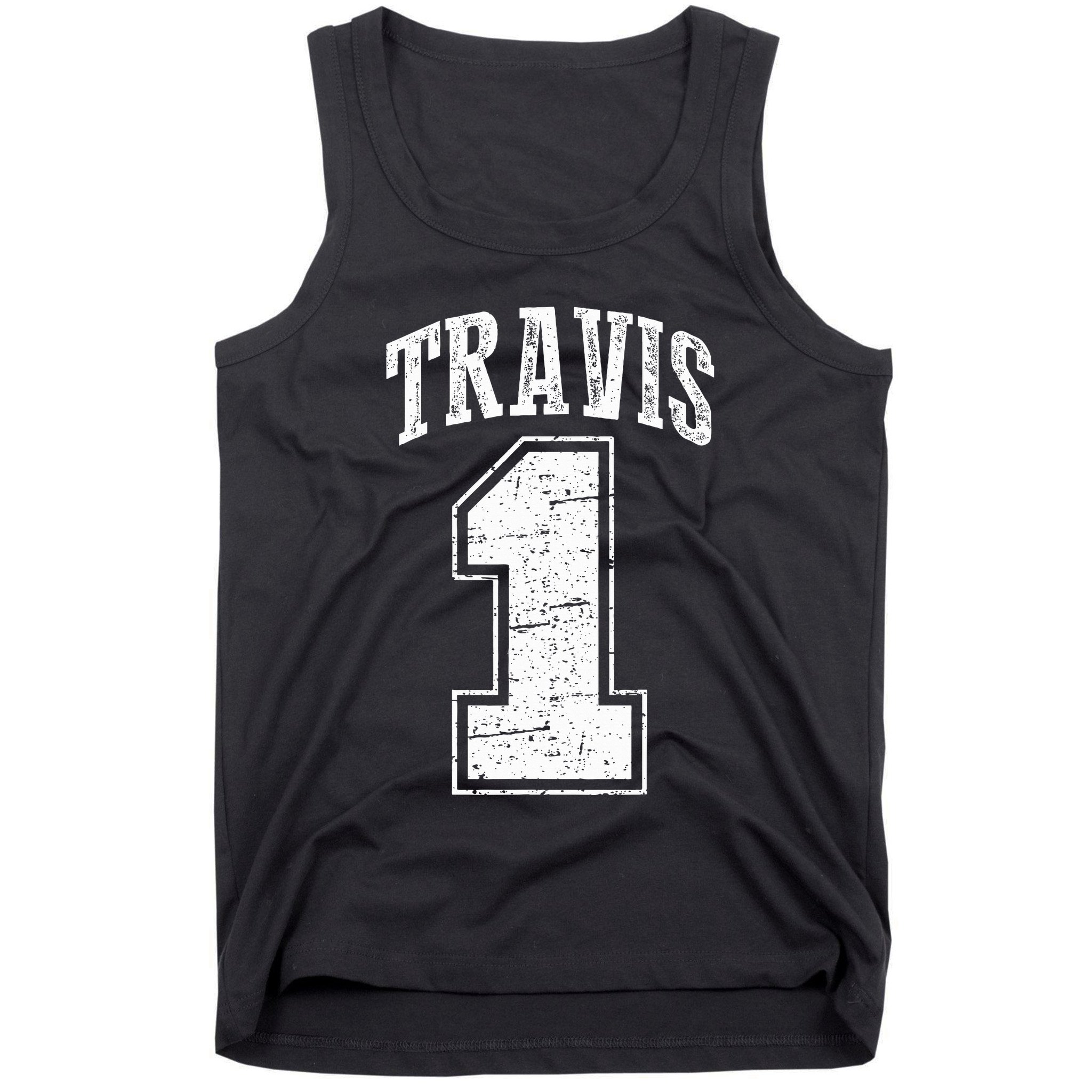 Travis Supporter Number 1 Vintage Travis Tank Top