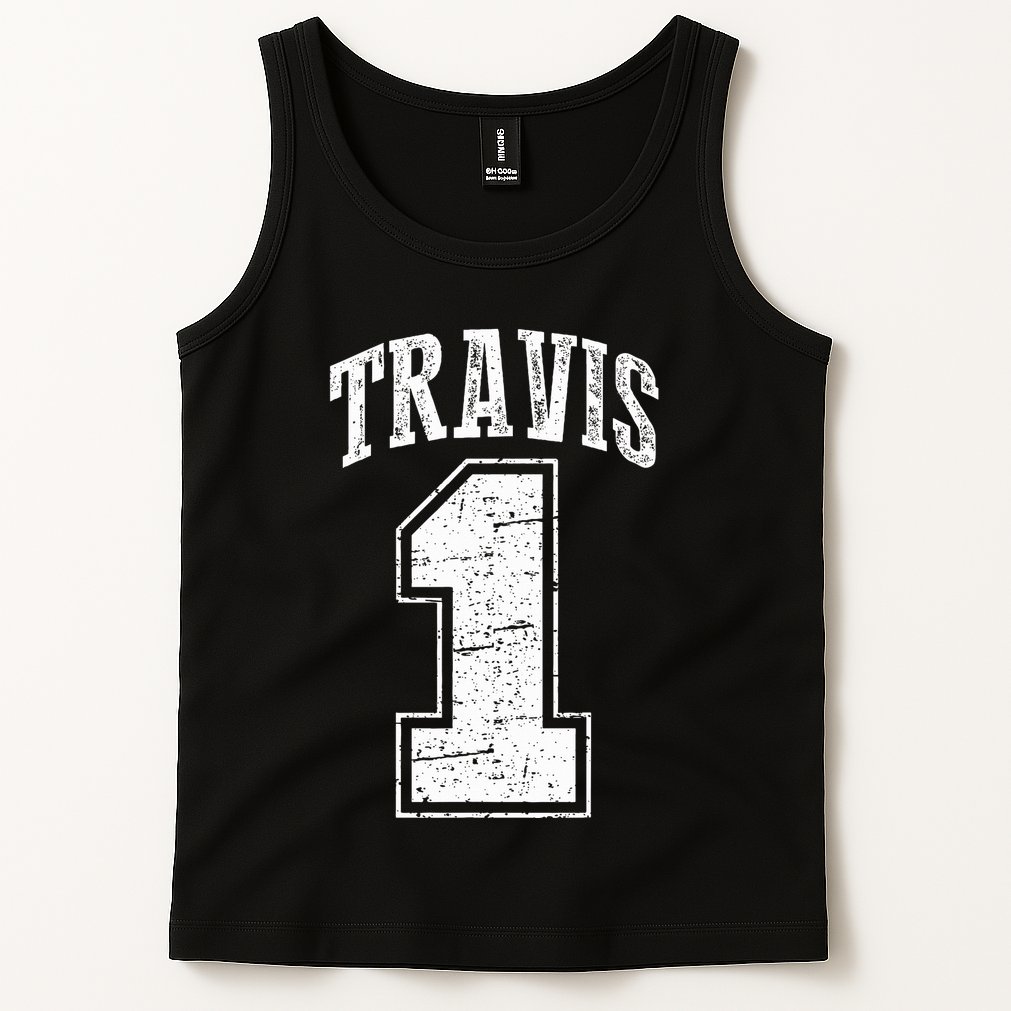 Travis Supporter Number 1 Vintage Travis Tank Top
