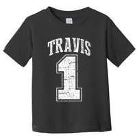 Travis Supporter Number 1 Vintage Travis Toddler T-Shirt