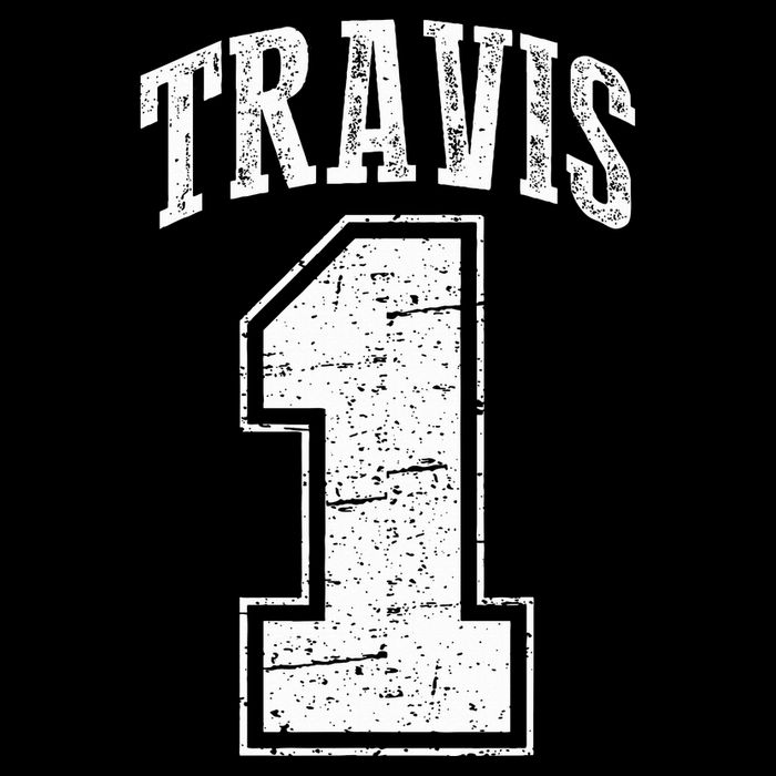 Travis Supporter Number 1 Vintage Travis Toddler T-Shirt
