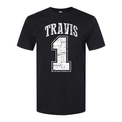 Travis Supporter Number 1 Vintage Travis Softstyle CVC T-Shirt