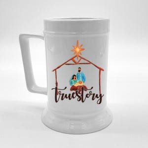 True Story Nativity Mary And Jesus Beer Stein