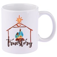 True Story Nativity Mary And Jesus 11oz C Handle Ceramic Mug