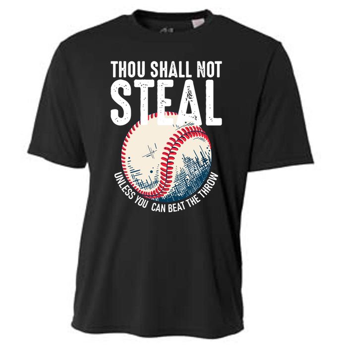 Thou Shall Not Steal Baseball Cooling Performance Crew T-Shirt