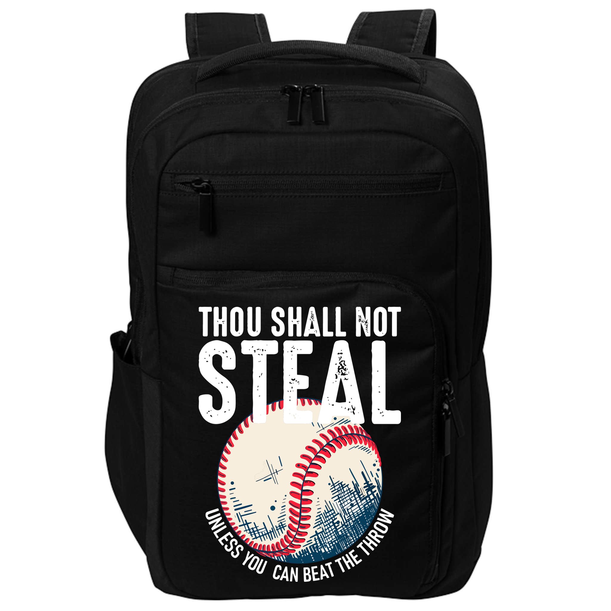 Thou Shall Not Steal Baseball Impact Tech Backpack