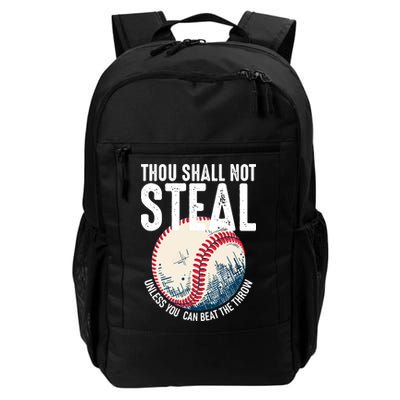 Thou Shall Not Steal Baseball Backpack