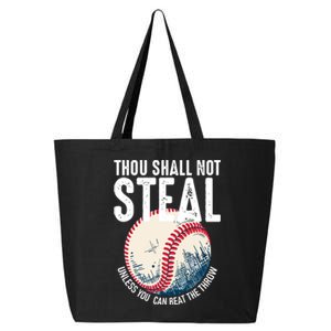 Thou Shall Not Steal Baseball 25L Jumbo Tote