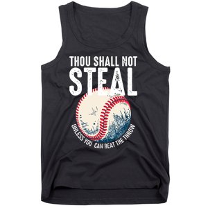 Thou Shall Not Steal Baseball Tank Top