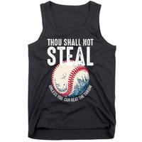 Thou Shall Not Steal Baseball Tank Top