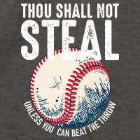 Thou Shall Not Steal Baseball Vector Backpack