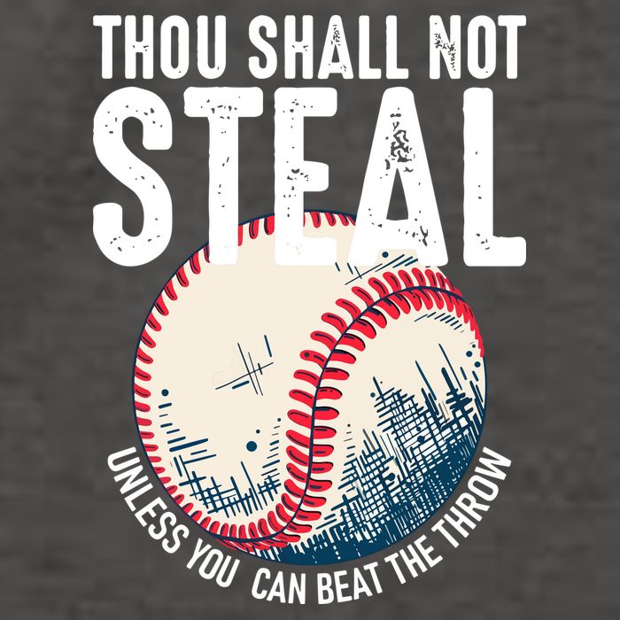 Thou Shall Not Steal Baseball Vector Backpack