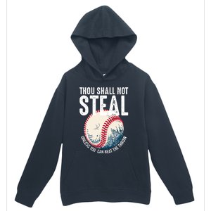 Thou Shall Not Steal Baseball Urban Pullover Hoodie