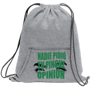 Toxic Soul Nadie Pidio Tu Opinion Sweatshirt Cinch Pack Bag