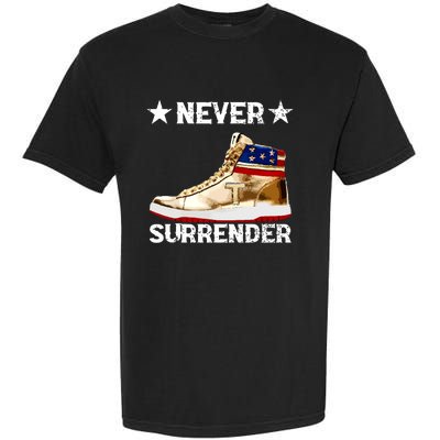 Trump Sneakers Never Surrender Pro Trump Garment-Dyed Heavyweight T-Shirt