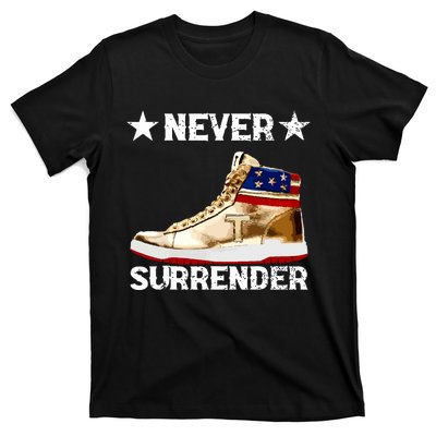 Trump Sneakers Never Surrender Pro Trump T-Shirt