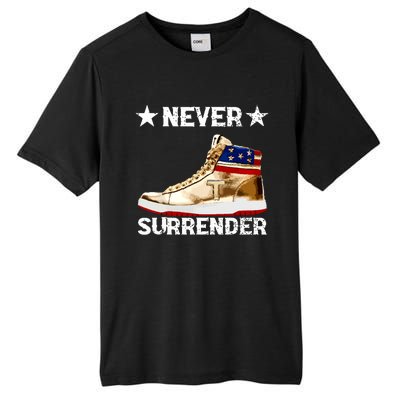 Trump Sneakers Never Surrender Pro Trump Tall Fusion ChromaSoft Performance T-Shirt