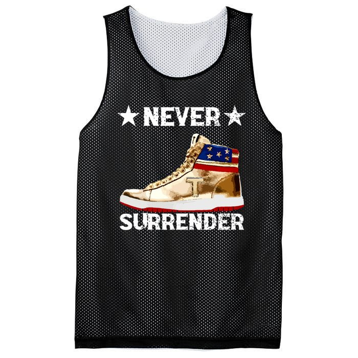 Trump Sneakers Never Surrender Pro Trump Mesh Reversible Basketball Jersey Tank