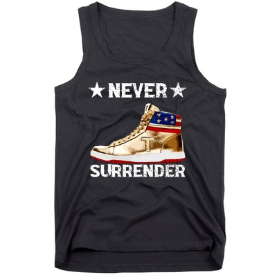 Trump Sneakers Never Surrender Pro Trump Tank Top