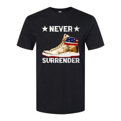 Trump Sneakers Never Surrender Pro Trump Softstyle CVC T-Shirt