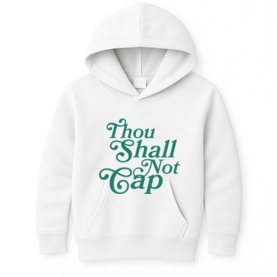 Thou Shall Not Cap Kids Hoodie