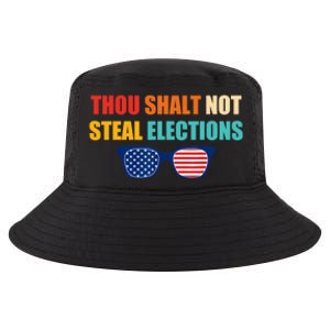 Thou Shalt Not Steal Elections Cool Comfort Performance Bucket Hat