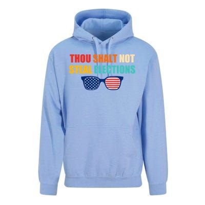 Thou Shalt Not Steal Elections Unisex Surf Hoodie