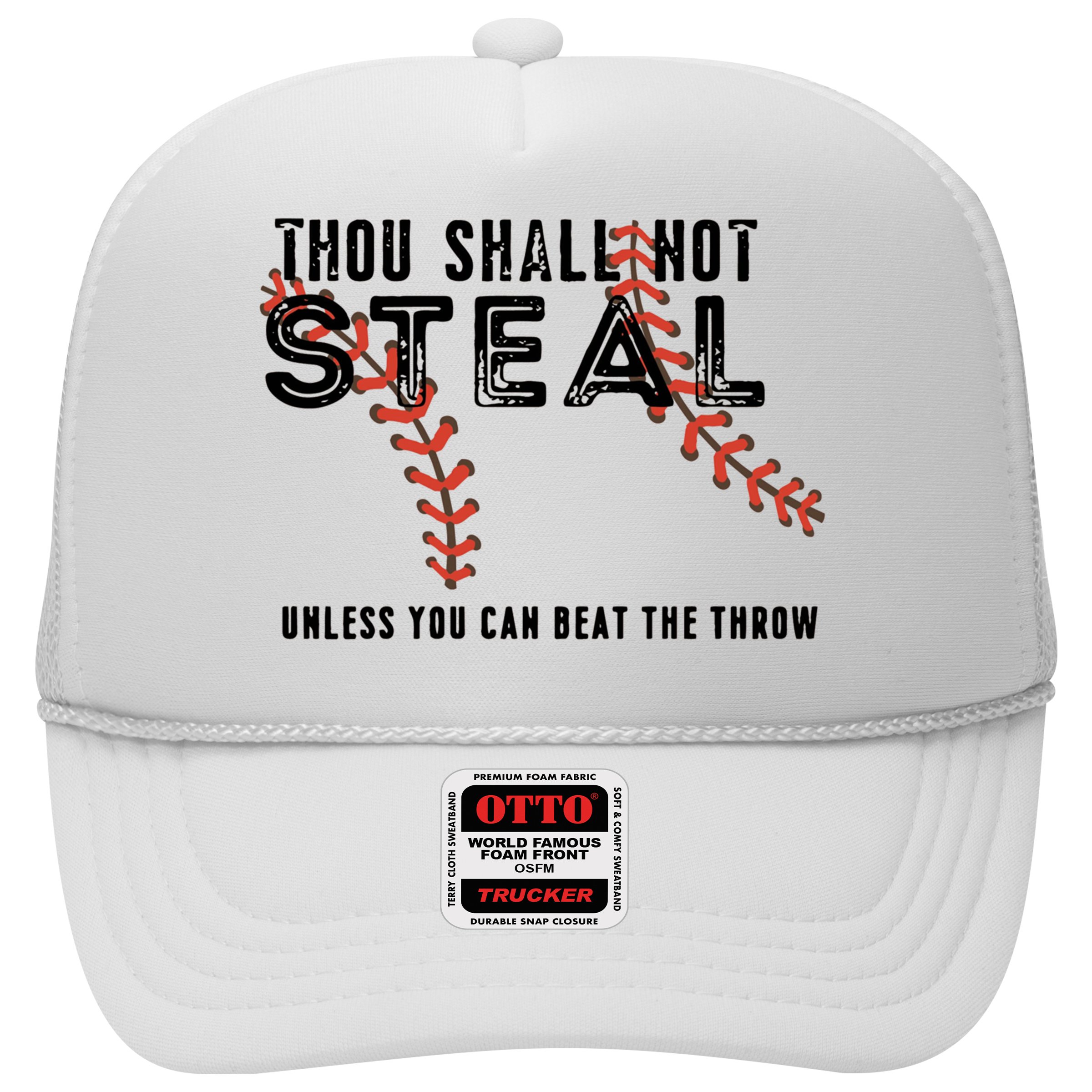 Thou Shall Not Steal Unless You Beat Throw Baseball Lover Gift Hat