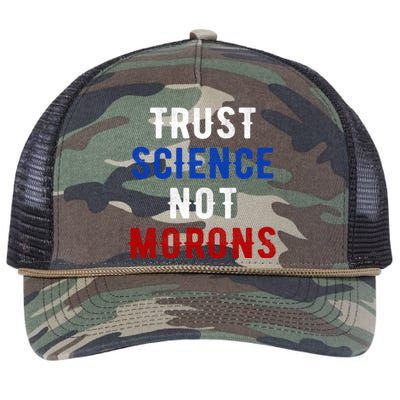 Trust Science Not Morons Retro Rope Trucker Hat Cap