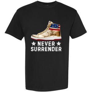 Trump Sneakers Never Surrender Pro Trump Garment-Dyed Heavyweight T-Shirt