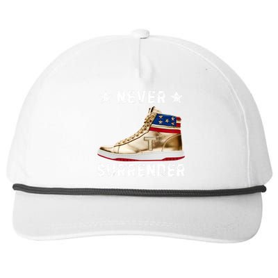 Trump Sneakers Never Surrender Pro Trump Snapback Five-Panel Rope Hat