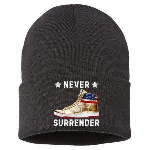 Trump Sneakers Never Surrender Pro Trump Sustainable Knit Beanie