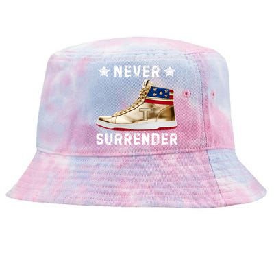 Trump Sneakers Never Surrender Pro Trump Tie-Dyed Bucket Hat