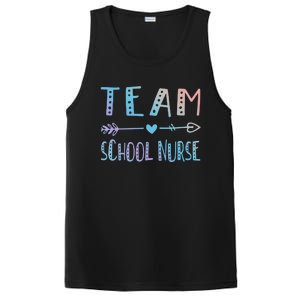 Team School Nurse Health Care Worker Medical Assistant Agent Funny Gift PosiCharge Competitor Tank