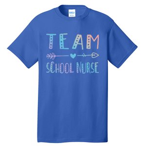 Team School Nurse Health Care Worker Medical Assistant Agent Funny Gift Tall T-Shirt