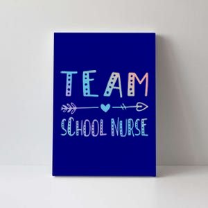 Team School Nurse Health Care Worker Medical Assistant Agent Funny Gift Canvas